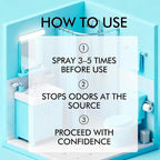 Toilet Spray, Ocean & Coconut, 3 Pack 1.7 fl oz each, Bathroom Odor Eliminator - Image 6