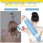 4 Pack Exfoliating Washcloth Back Scrubber Set, 2 Exfoliating Body Scrubber - Image 6
