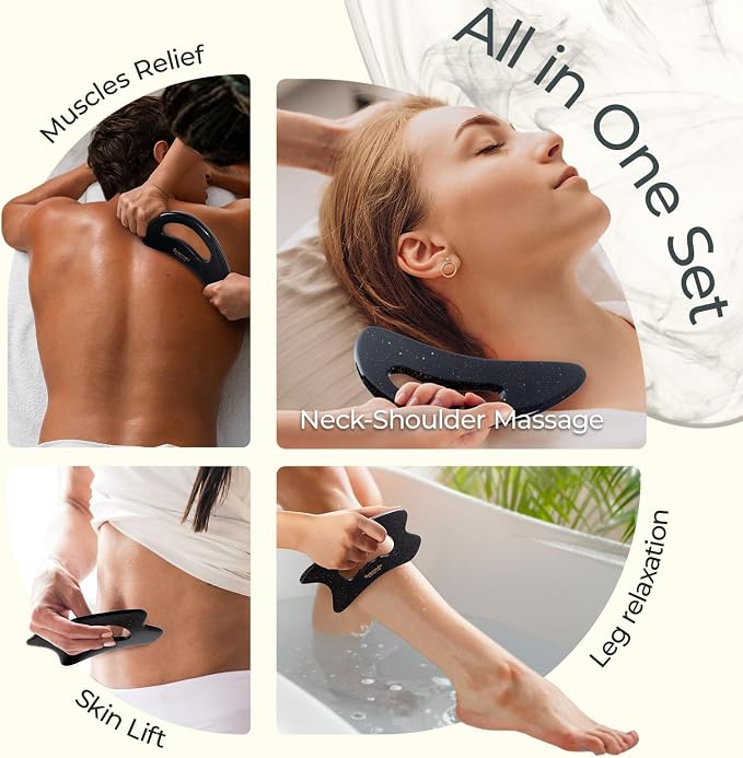 Scienlodic 2 Pcs Large Body Gua Sha Massage Tools - Image 4