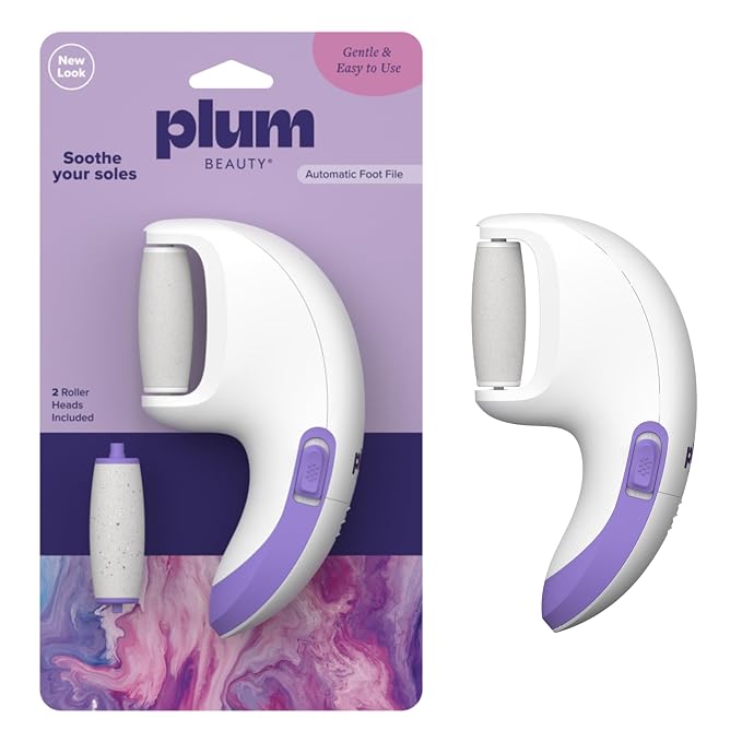 Plum Beauty Automatic Foot File – Electronic Callus Remover by PALMPERFECT