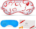 Sleep Mask w/Cooling Gel Eye Mask, Silk Eye Mask by Cavoilu
