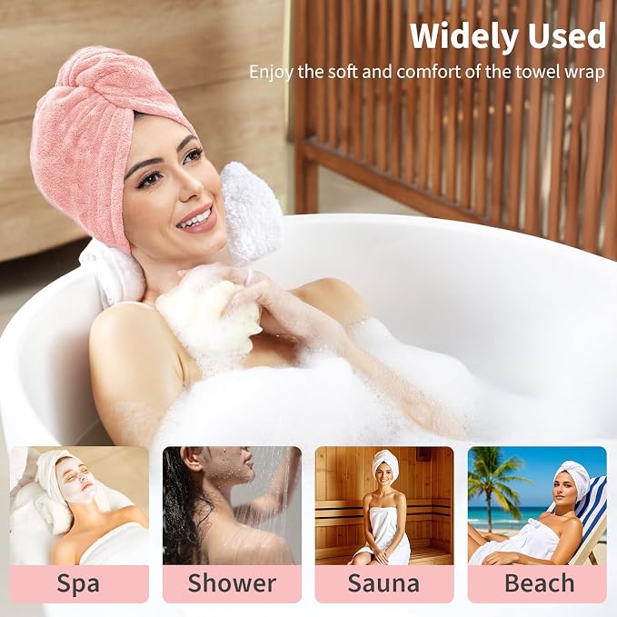 Bath Wrap Towels for Women – Adjustable Spa Shower Wrap - Image 5