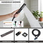 Midanya Shower System with Tub Spout, Bathtub Shower Faucet Set with Square - Image 8