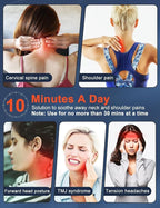 Wireless Heated Neck Stretcher for Pain Relief, Portable Cordless Neck Shoulder - Image 8