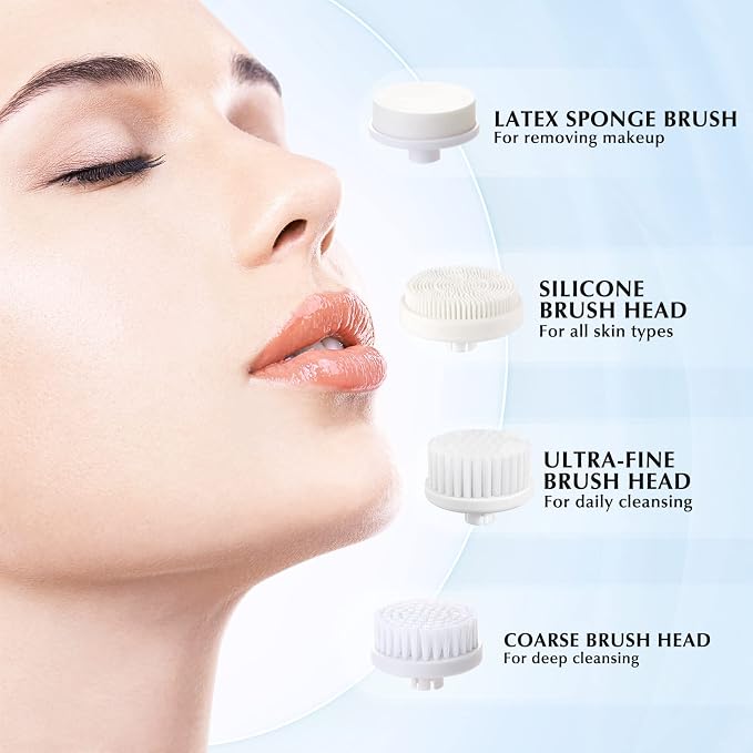 Only Compatible with COSLUS 7IN1 FBS-D Face Cleansing Brush Replacement Heads 4 - Image 5
