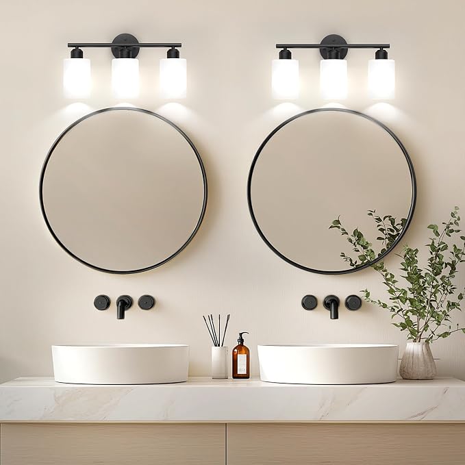 Espird Bathroom Vanity Light Fixtures Matte Black Bathroom Lighting Fixture - Image 2