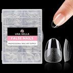 UNA GELLA Extra Short Almond Nail Tips Full Cover 216PCS Gel Nail Tips Short - Image 9