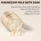 Creamy Magnesium Milk Bath Soak Powder Moisturize Soften Skin Coconut Vanilla - Image 4
