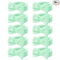 Casoty 10 Pcs Green Face Wash Headbands, Spa Gifts by Casoty