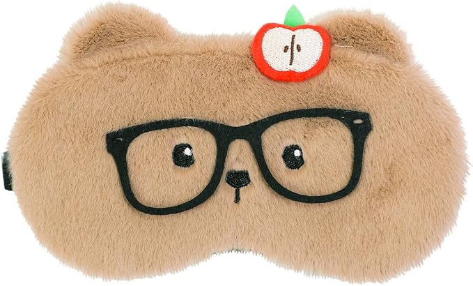 PERFECTSIGHT Sleep Eye Masks, Cute Plush Sleep Eye Cover Lightweight Adjustable by PERFECTSIGHT