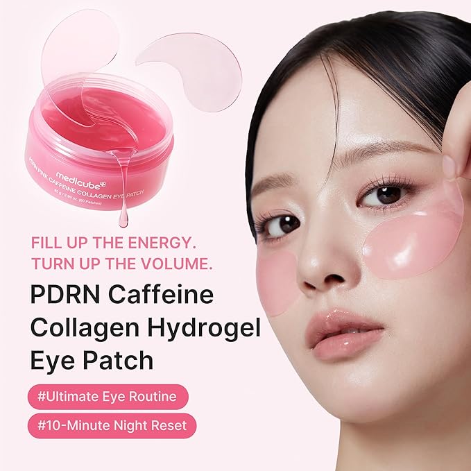 medicube PDRN Caffeine Collagen Eye Patch | Gel Eye Patches - Image 2
