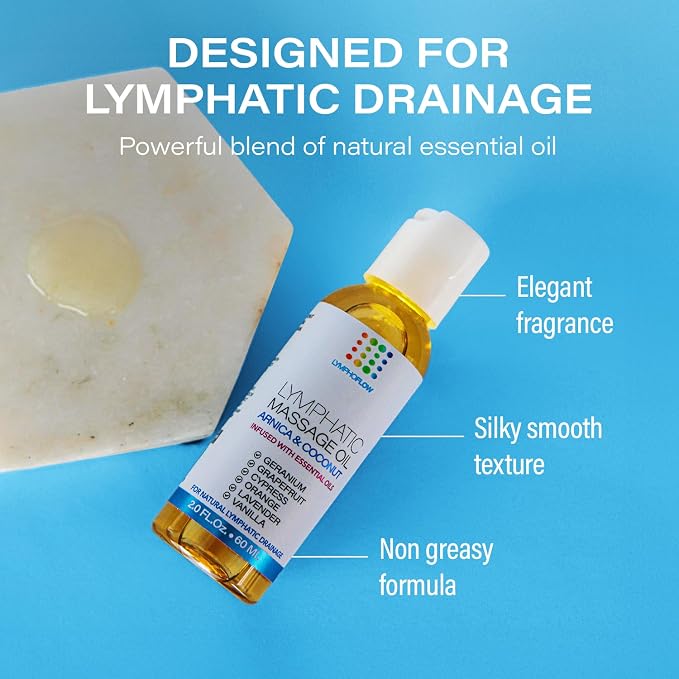 Bruizex Lymphatic Drainage Massage Oil: Arnica and Coconut Oil - Image 3
