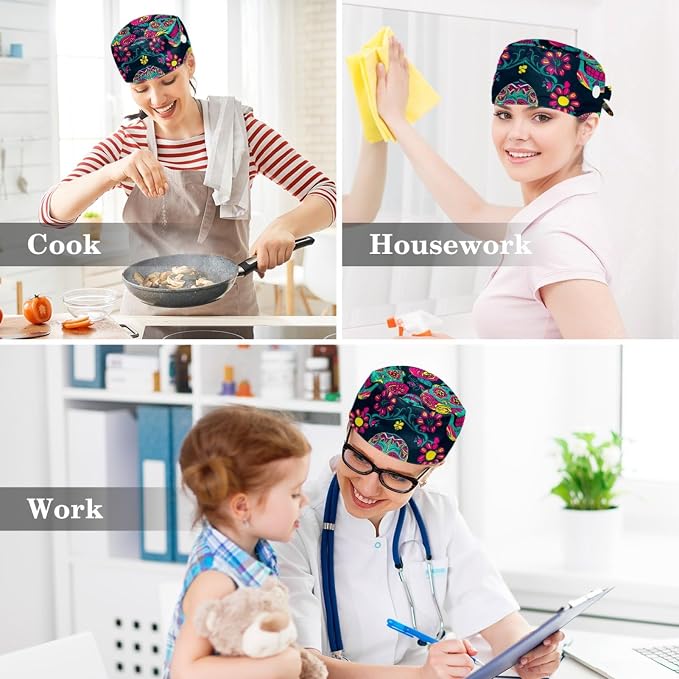 Scrub Cap, Nurse Hat, Surgical Cap - Image 6