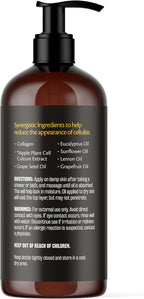 Anti Cellulite Massage Oil and Silicone Body Brush – Collagen and Stem Cell - Image 3