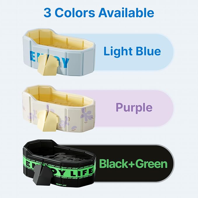 Portable Foldable Bathtub, Freestanding Bathtub No Installation, Bathroom SPA - Image 2