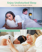 BeeVines 100% Real Mulberry Silk 2 Pack Sleep Mask, Pure Silk Eye Masks - Image 6