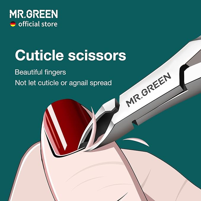 MR.GREEN Cuticle Nippers Nail Manicure Scissors Cuticle Clippers Trimmer Dead - Image 2