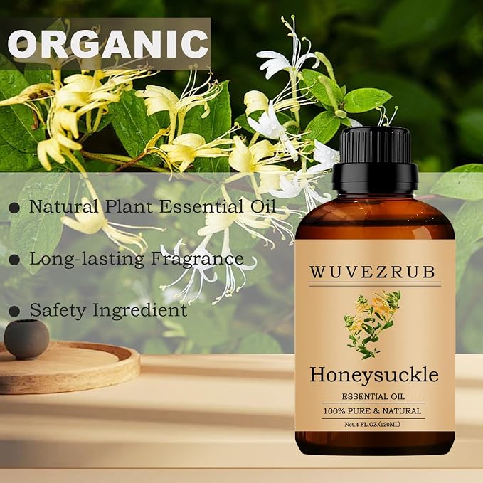 Honeysuckle Essential Oils, 120ML Pure and Natural Essential Oil - Image 4