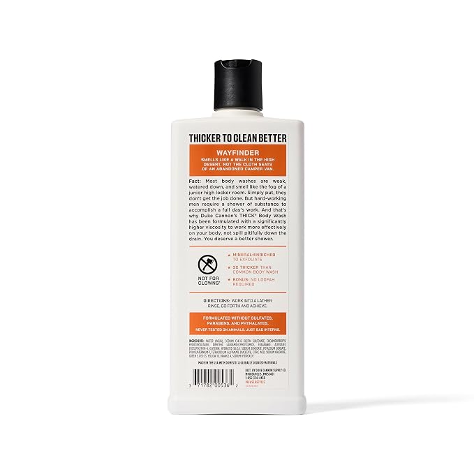Duke Cannon Supply Co. Thick High Viscosity Body Wash – 3X Thicker, Cleansing - Image 8