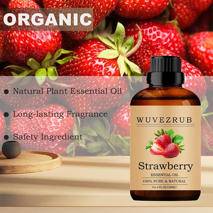 Strawberry Essential Oils, 120ML Pure and Natural Essential Oil - Image 4
