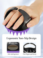 HEETA Scalp Massager with Soft Silicone Bristles - Image 2