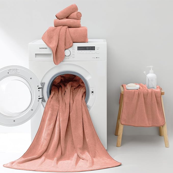 18 Piece Microfiber Bath Towels Set - Image 5