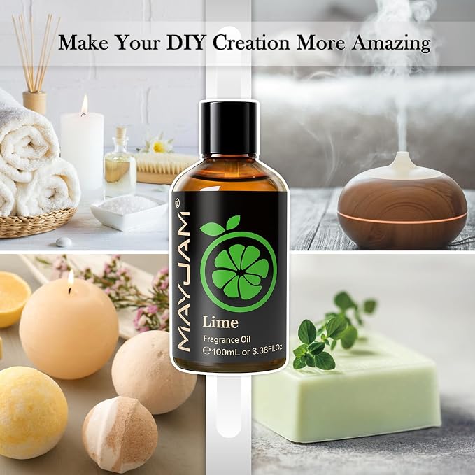 MAYJAM 100ML/3.38FL.OZ Lime Fragrance Oils - Image 5