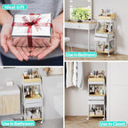 HapiRm Floor Makeup Organizer Cart - Image 7
