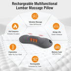 USUIE 3-in-1 Rechargeable Electric Lumbar Support Pillow - Image 2
