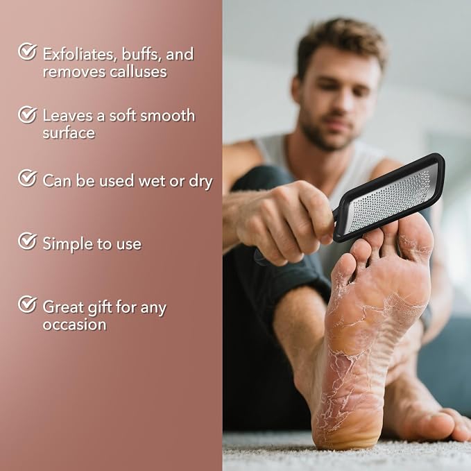 Kolavia 2 Pack Foot File Callus Remover, Durable Foot Scrubber - Image 7