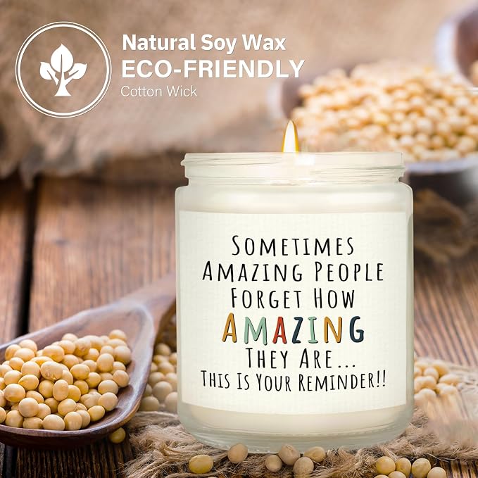Craftique Gifts for Women, Birthday Gifts for Women- You're Amazing Candle- - Image 4