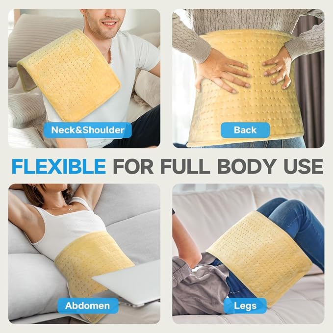 GOTCOZY Heating Pad for Back Pain Relief & Cramps, Electric Heating Pads for - Image 2