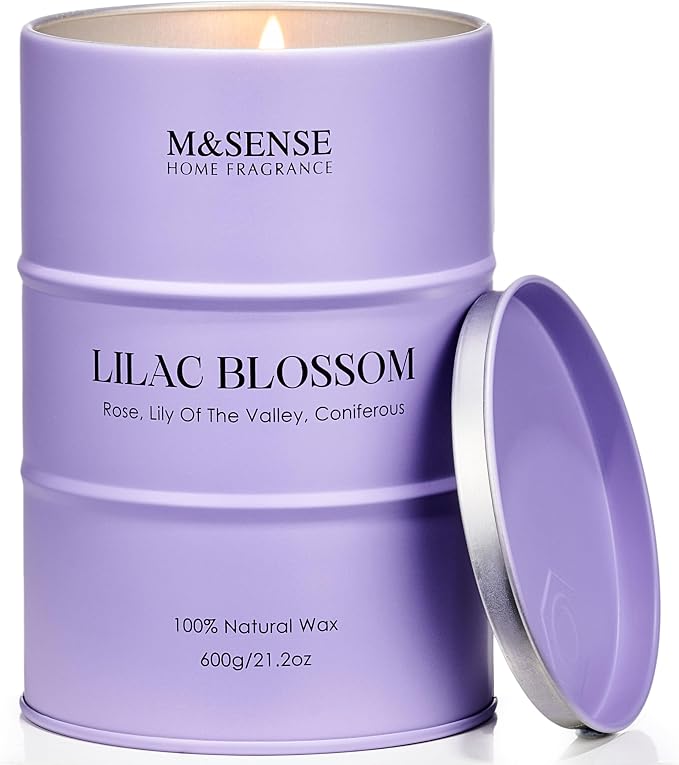 M&SENSE Lilac Blossom Soy Candles by MSENSE