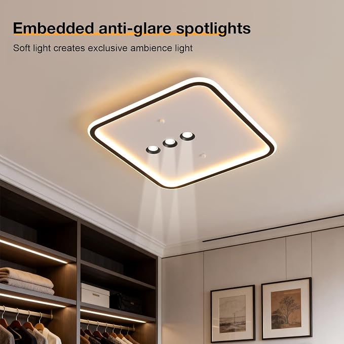 Shine LUEST Square Diamond LED Ceiling Light - Image 3