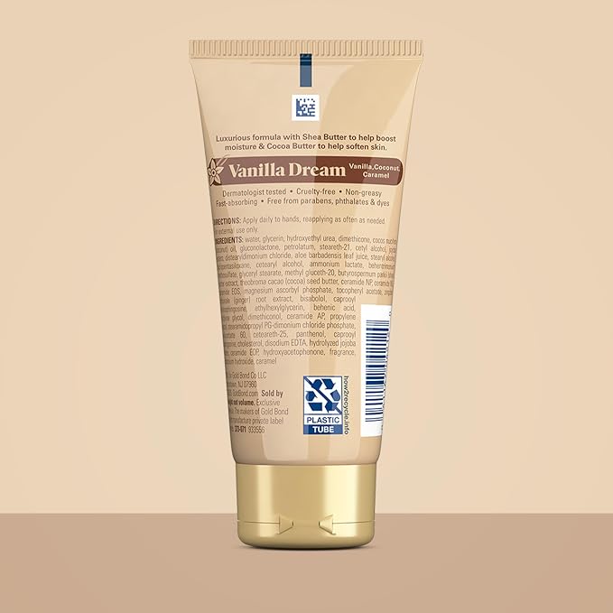 Gold Bond Vanilla Dream Softening Hand Cream Set, Luxurious Everyday Hand Cream - Image 2