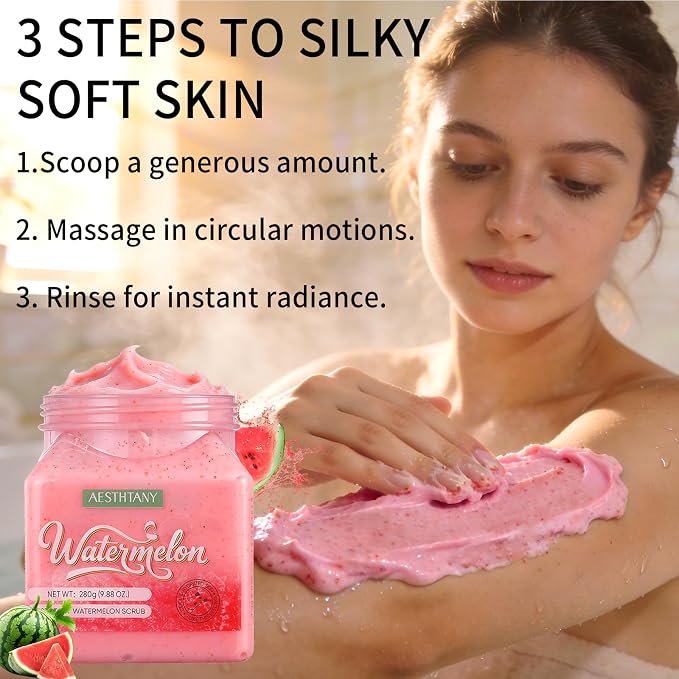 Watermelon Body Scrub &Avocado Face & Body ScrubMoisturizing and Exfoliating - Image 7