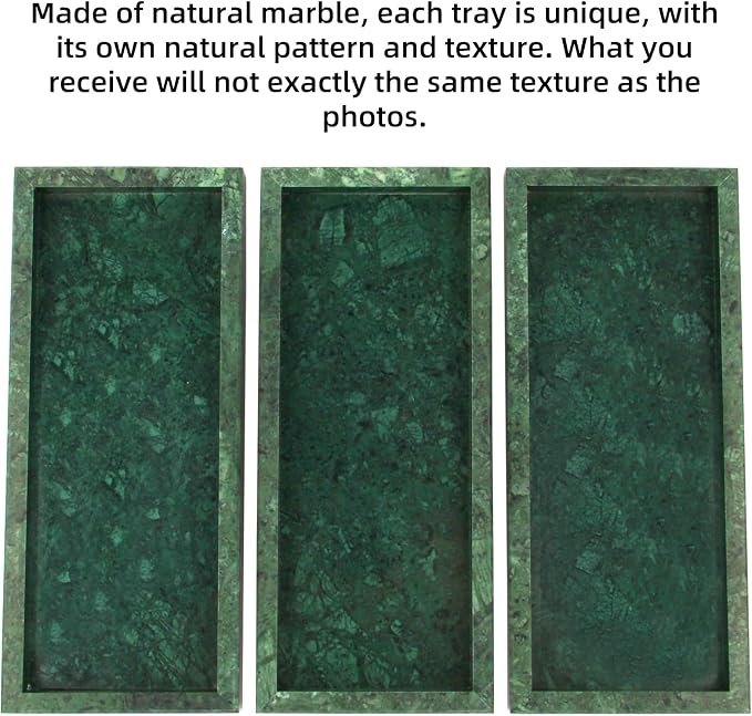 Marble Bathroom Vanity Tray, Luxury Natural Stone Small Decorative Tray - Image 4