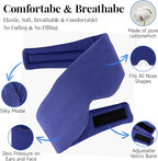 Cotton Sleep Eye Mask for Men, 100% Blocking Light Eye Mask Sleeping for Side - Image 3