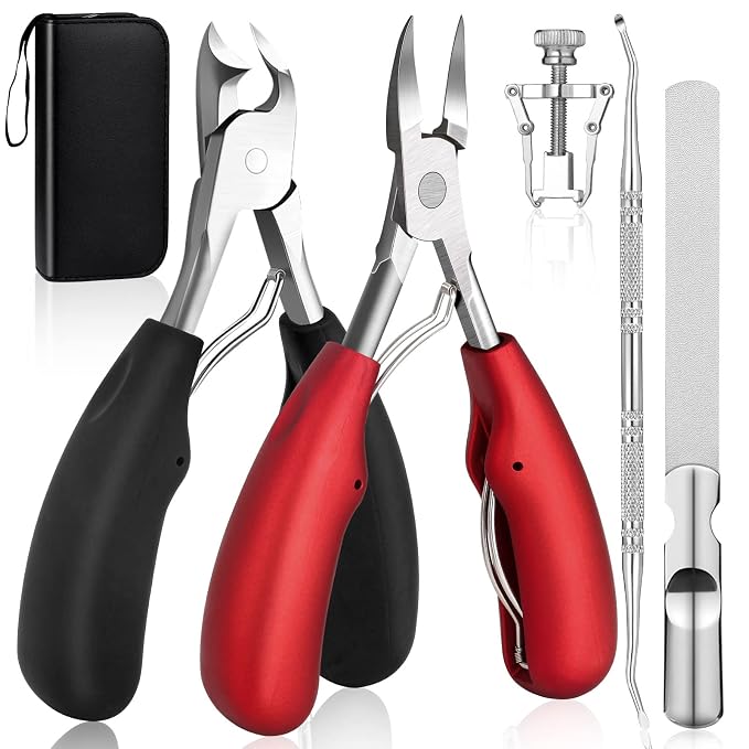 Modacraft Podiatrist Toenail Clippers, Professional Thick & Ingrown Toe Nail by Modacraft
