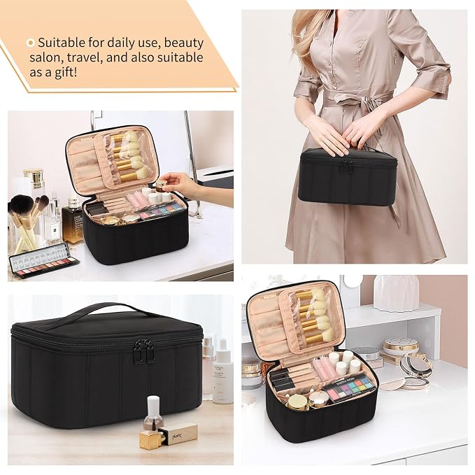 OCHEAL Black Makeup Bag - Image 8