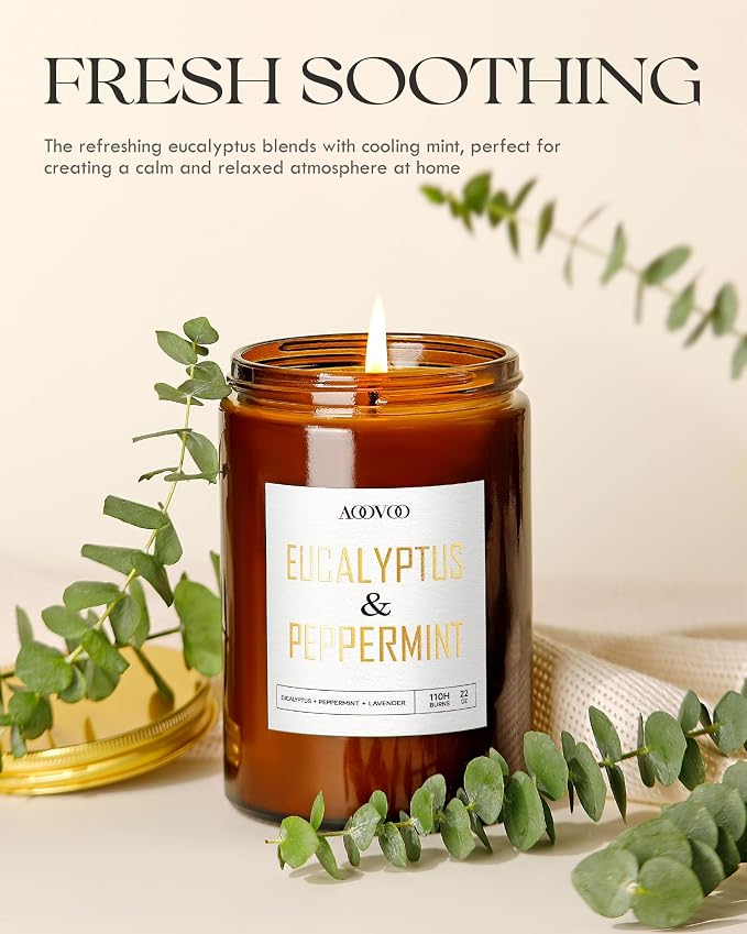 AOOVOO Eucalyptus Mint Candle - Image 2