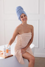 Curly Girl Microfiber Hair Towel Wrap - Image 6