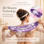 African Net Sponge Authentic, 3 Pieces African Exfoliating Net Sponge Body Back - Image 3