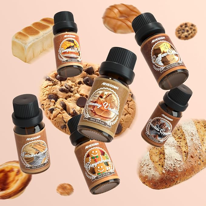 ARVIDSSON Bakery Essential Oils Set, Natural Fragrance Oil - Image 5