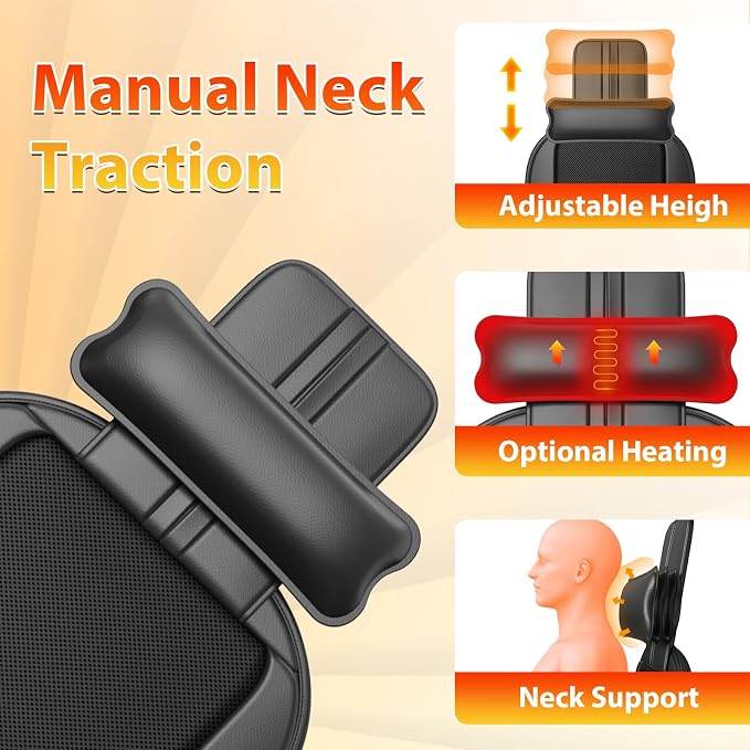 Shiatsu Back Massager with Heat, Massage Chair Pad - Image 5