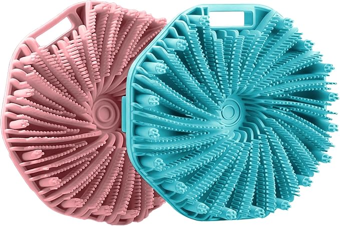 RamPula Silicone Body Scrubber, Silicone Loofah, Quick-Dry Exfoliating Body by RamPula