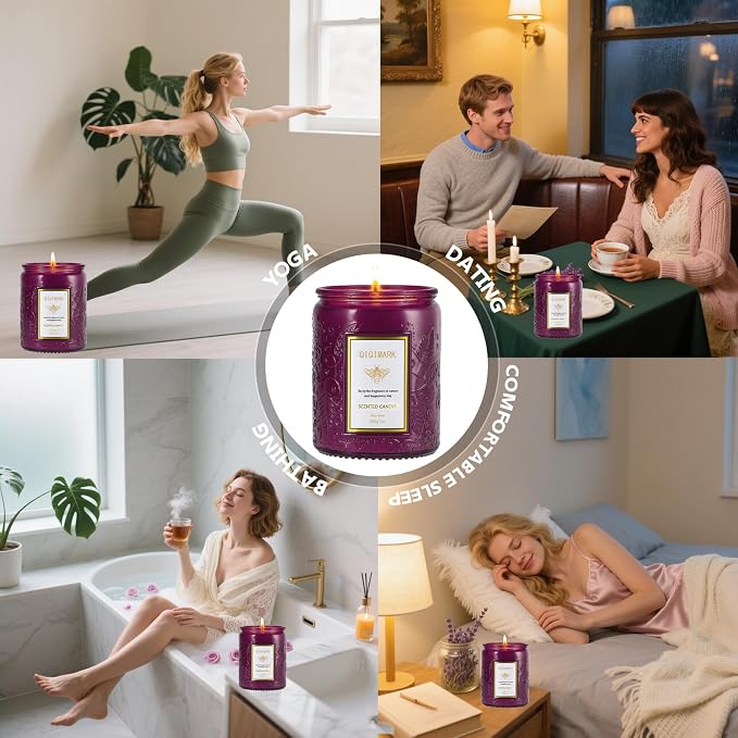 6 Pack Candles for Home Scented, Christmas Gifts Candle Set for Women, 42 oz - Image 9