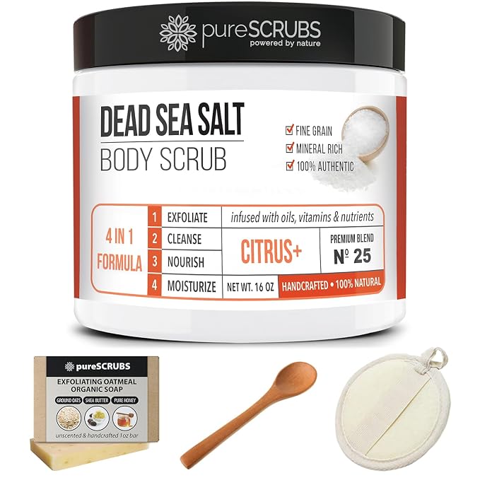 pureSCRUBS Premium Citrus Body Scrub Set - Image 8