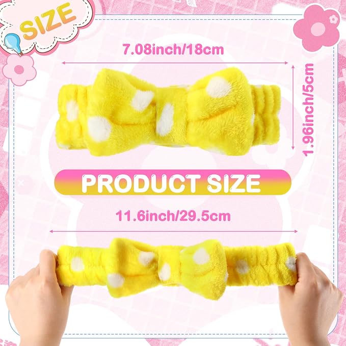 50 Pcs Pink Spa Headband Bulk Spa Sleepover Party Supplies - Image 5
