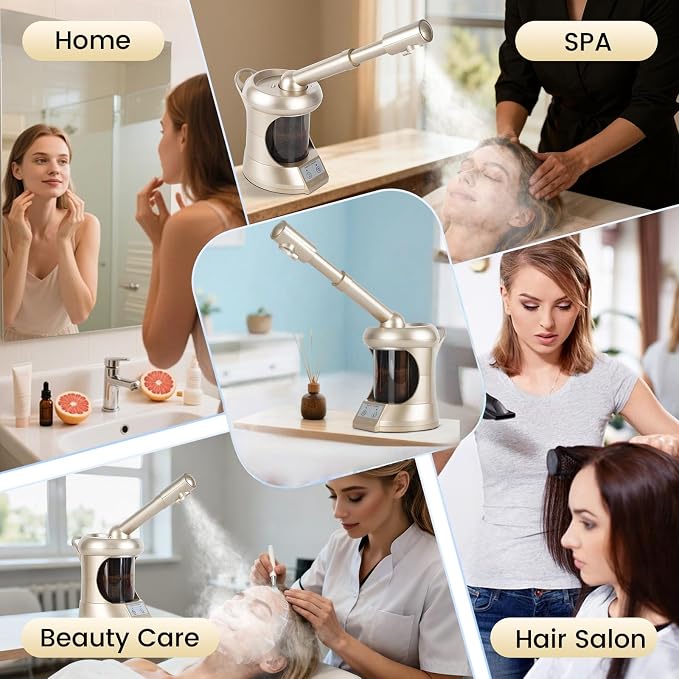 Professional Facial Steamer, Portable Type, high Water Mist Density, Face - Image 8